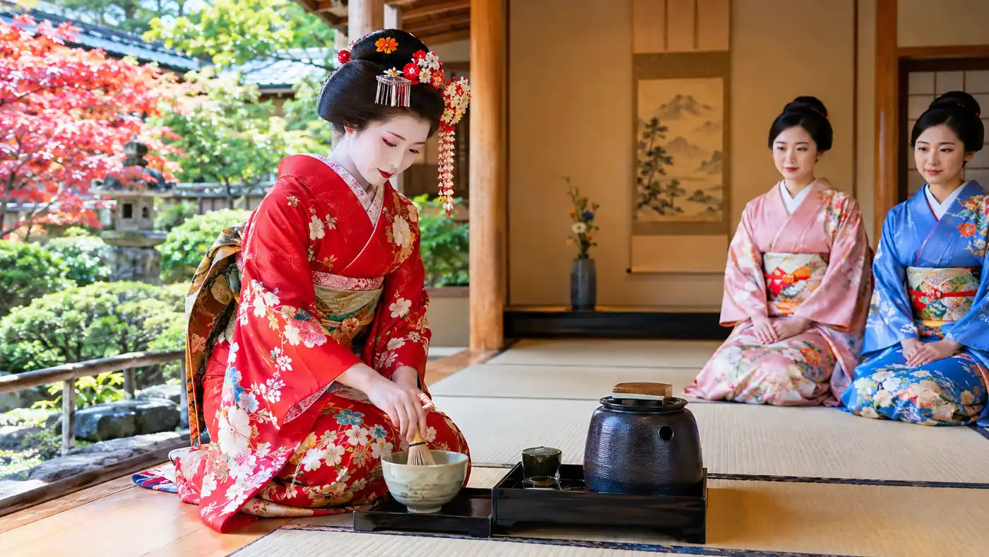 Kyoto Geisha Tea Ceremony: Traditional Matcha and Kimono Experiences