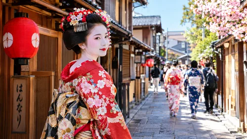Arrival at Hanami-koji